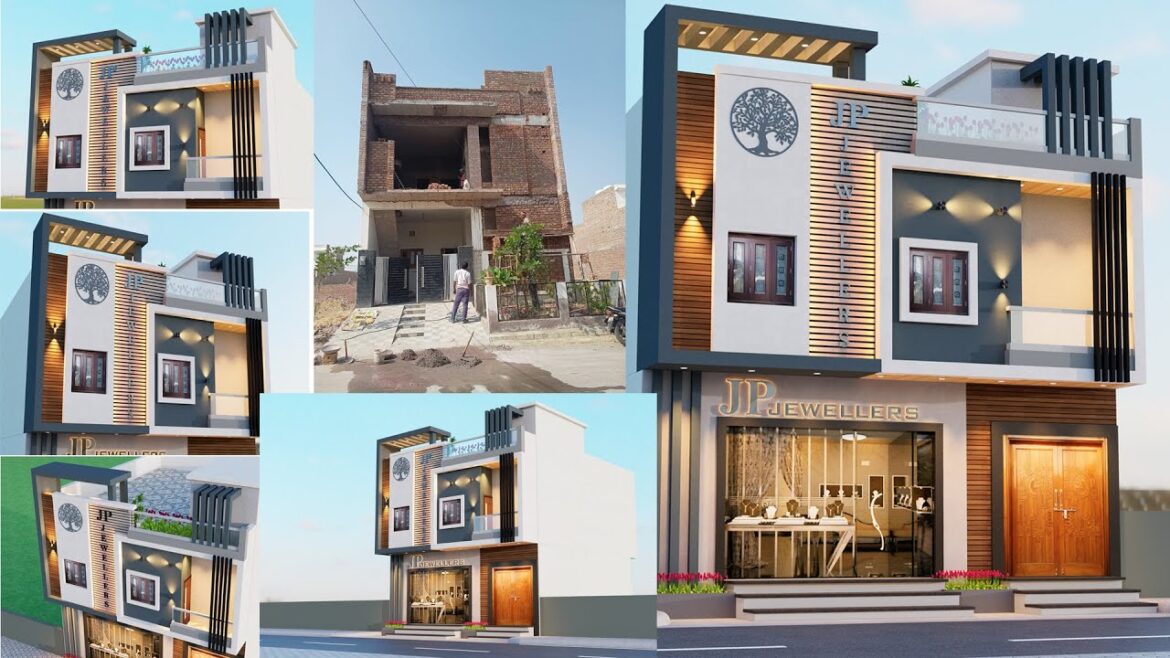 30 FEET HOUSE DESIGN | HOME FRONT ELEVATION | GHAR SANSAR