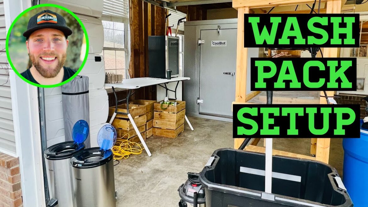 SIMPLE POST HARVEST WASH PACK SETUP FOR MARKET GARDENING