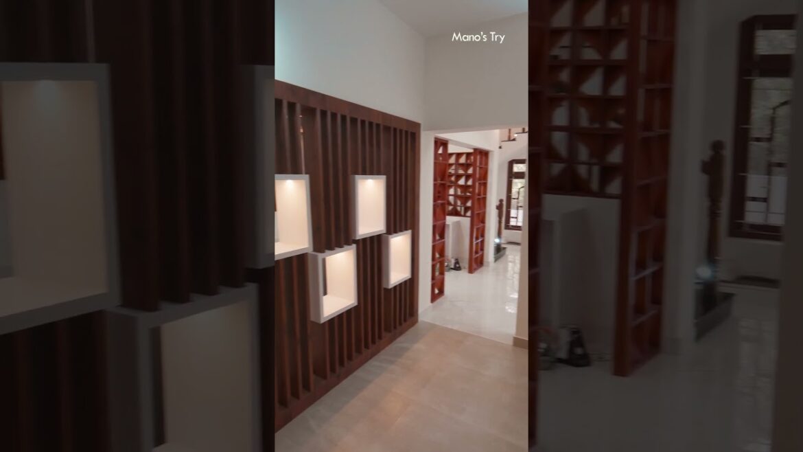 வித்தியாசமான இன்டீரியருடன், அழகிய வீடு 4BHK House with Landscape, Garden, Interior Design | #Shorts வித்தியாசமான இன்டீரியருடன், அழகிய வீடு 4BHK House with Landscape, Garden, Interior Design | #Shorts