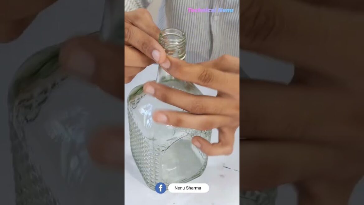 Use Waste Alcohol Bottle ๐พ for Decoration (TN Version)||Technical Nenu|| Use Waste Alcohol Bottle ๐พ for Decoration (TN Version)||Technical Nenu||