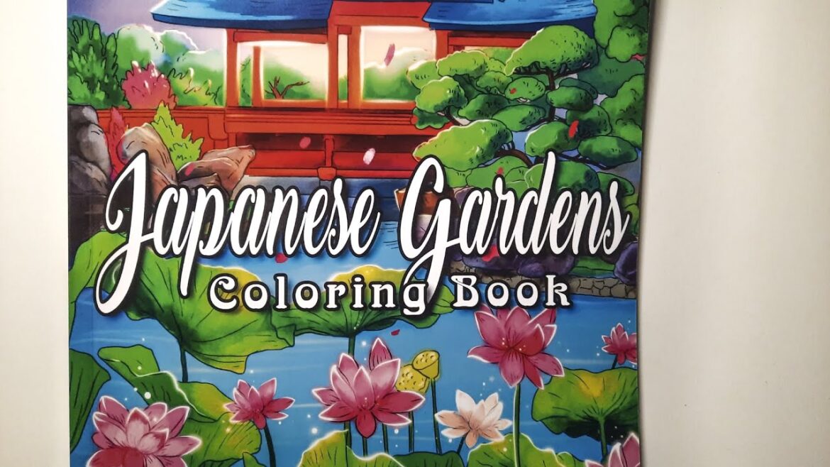 Japanese Gardens | Flip Through | Coloring Book Cafe