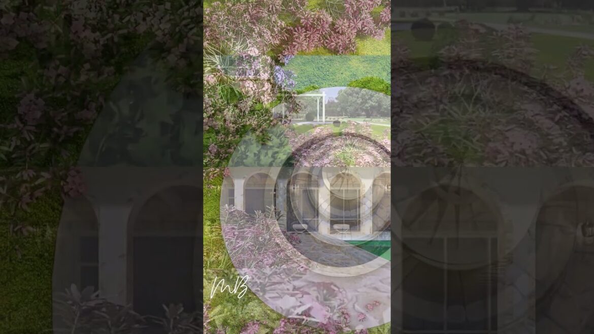 Beautiful Mediterranean Garden Design Idea Exterior Walkthrough