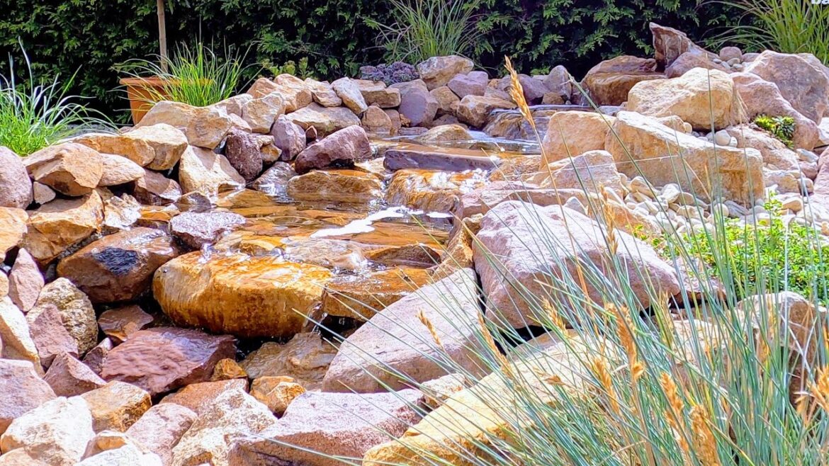 STREAM DETAIL BUILD,START TO FINISH,COMPLETE WATER FEATURE GARDEN TUTORIAL,HOW TO DIY PONDLESS FALLS STREAM DETAIL BUILD,START TO FINISH,COMPLETE WATER FEATURE GARDEN TUTORIAL,HOW TO DIY PONDLESS FALLS