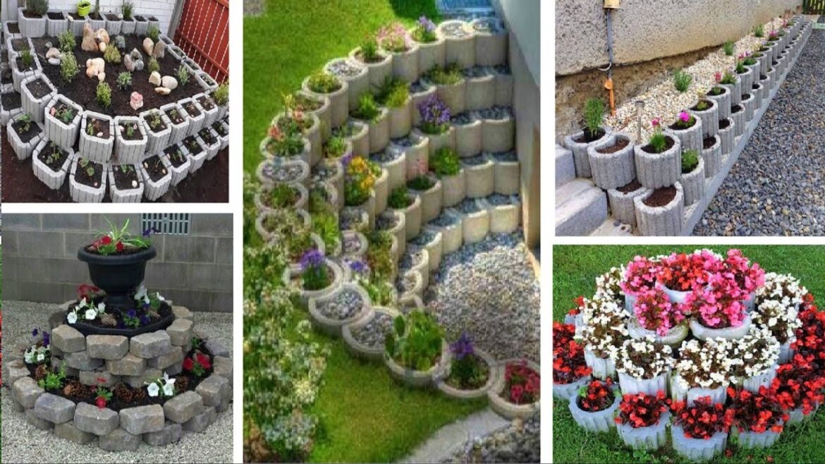 59 Super Easy Cinder Block Gardens to DIY Yourself | garden ideas