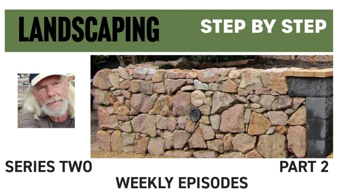 HOW TO BUILD A NATURAL STONE AND BLOCK RETAINING WALL WITH PAVING STEPS| PART 2/13 HOW TO BUILD A NATURAL STONE AND BLOCK RETAINING WALL WITH PAVING STEPS| PART 2/13