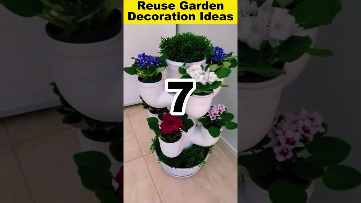 10 Reuse garden decoration ideas #shorts #garden #reuse 10 Reuse garden decoration ideas #shorts #garden #reuse
