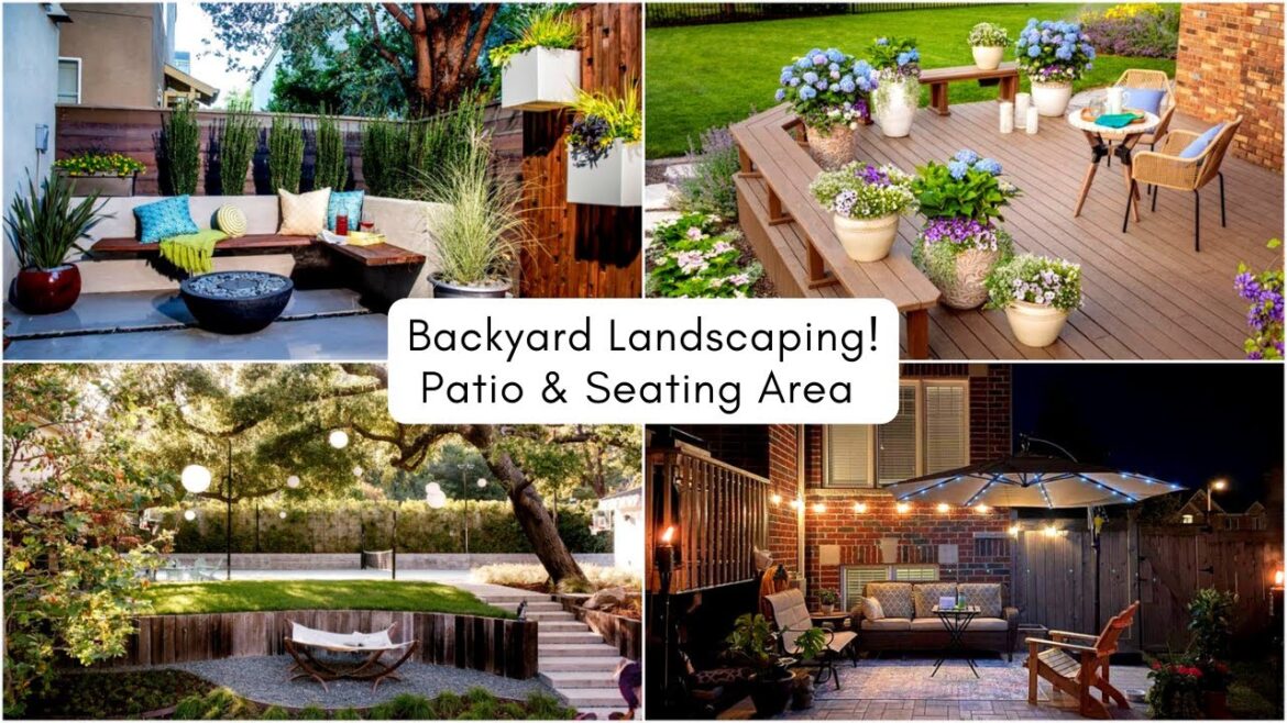 245 Backyard Garden Landscaping Ideas| Patios, Seating Area