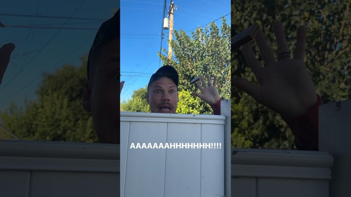 Just wanted to give the neighbor some gardening tips 🌱