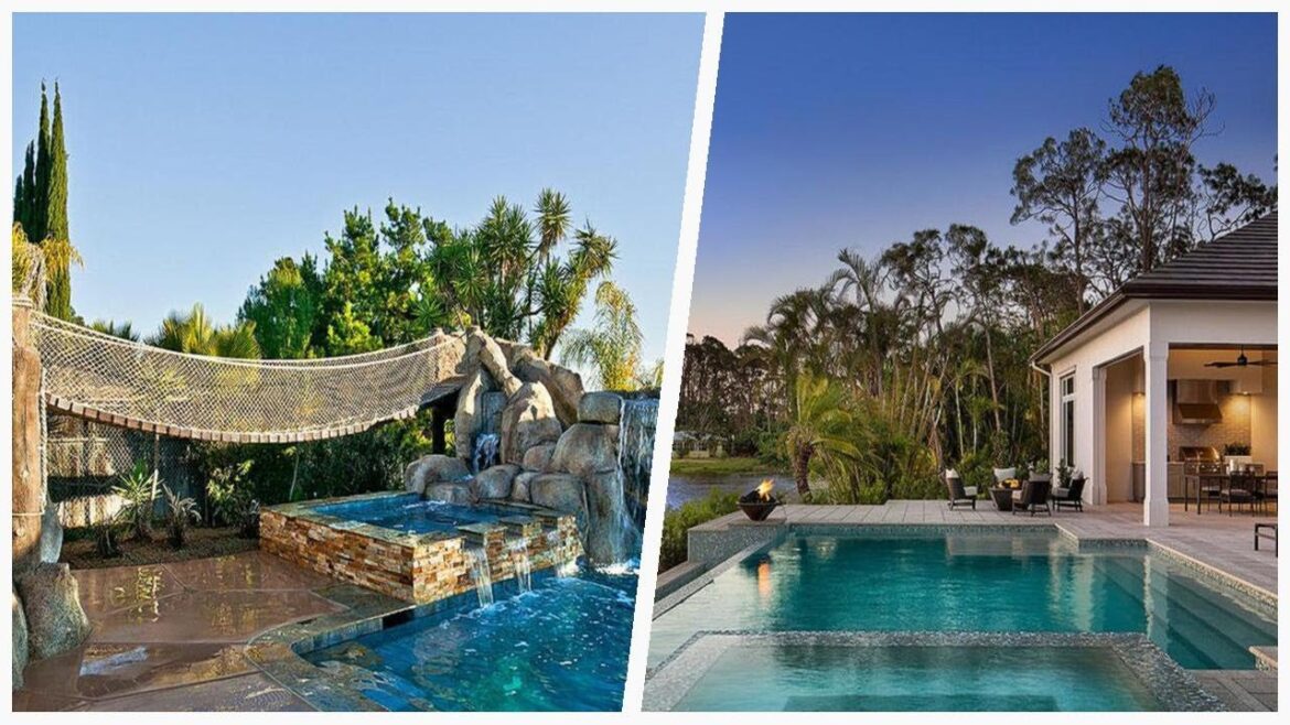 75 Tropical Blue Pool Design Ideas You’ll Love ⭐️ 75 Tropical Blue Pool Design Ideas You'll Love ⭐️
