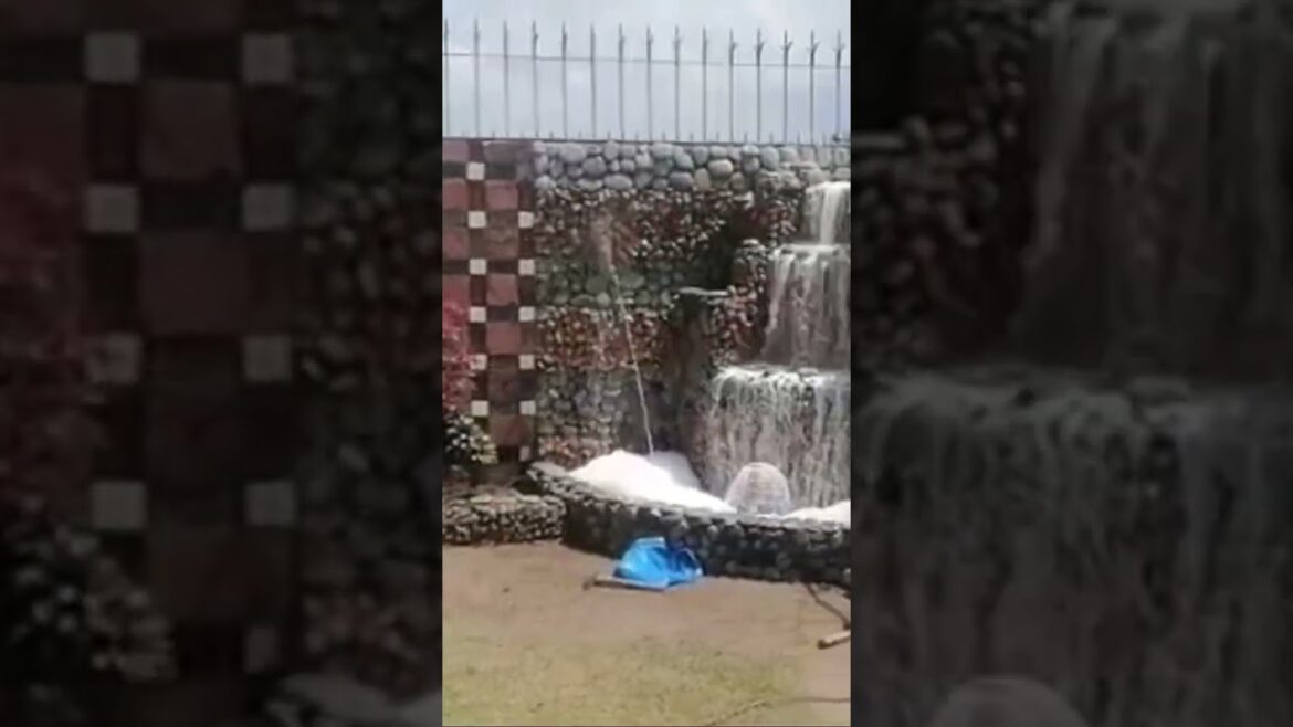 Waterfall /Fountain/ Planter idea