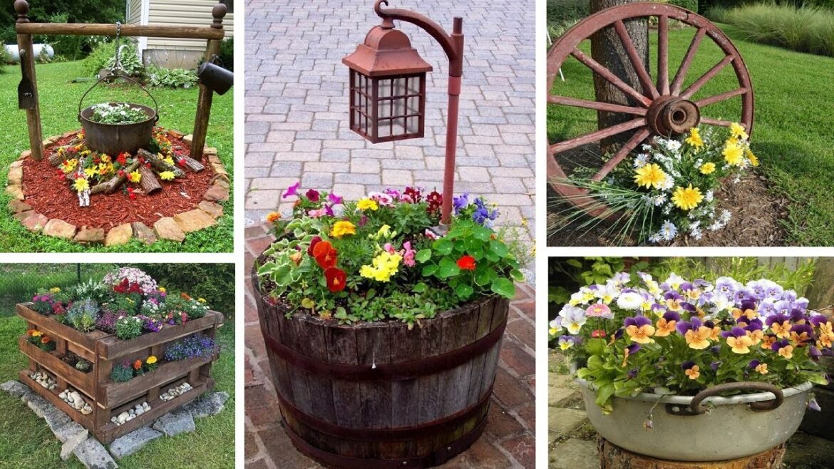 65 Rustic Garden Design Ideas That Are Truly Charming | garden ideas