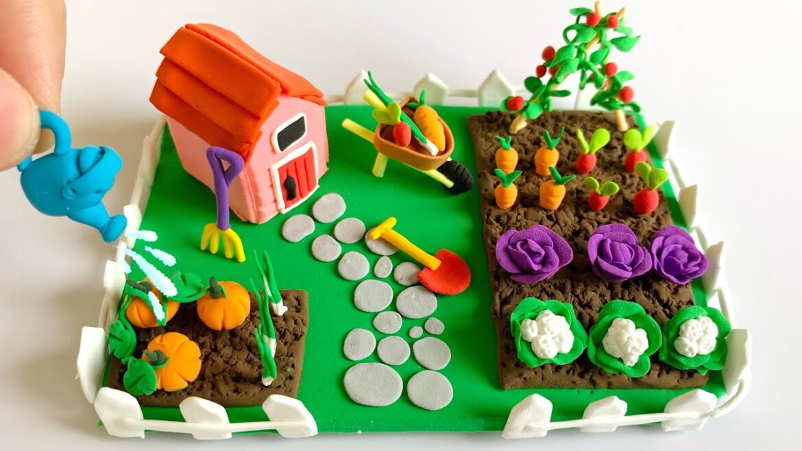 DIY Handmade Clay Vegetable Garden| DIY How To Make Miniature Vegetable Garden From Polymer Clay DIY Handmade Clay Vegetable Garden| DIY How To Make Miniature Vegetable Garden From Polymer Clay