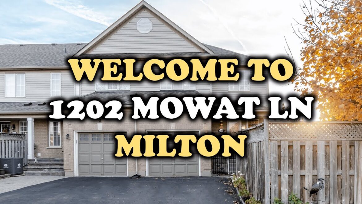 JUST LISTED: 1202 Mowat Lane, Milton