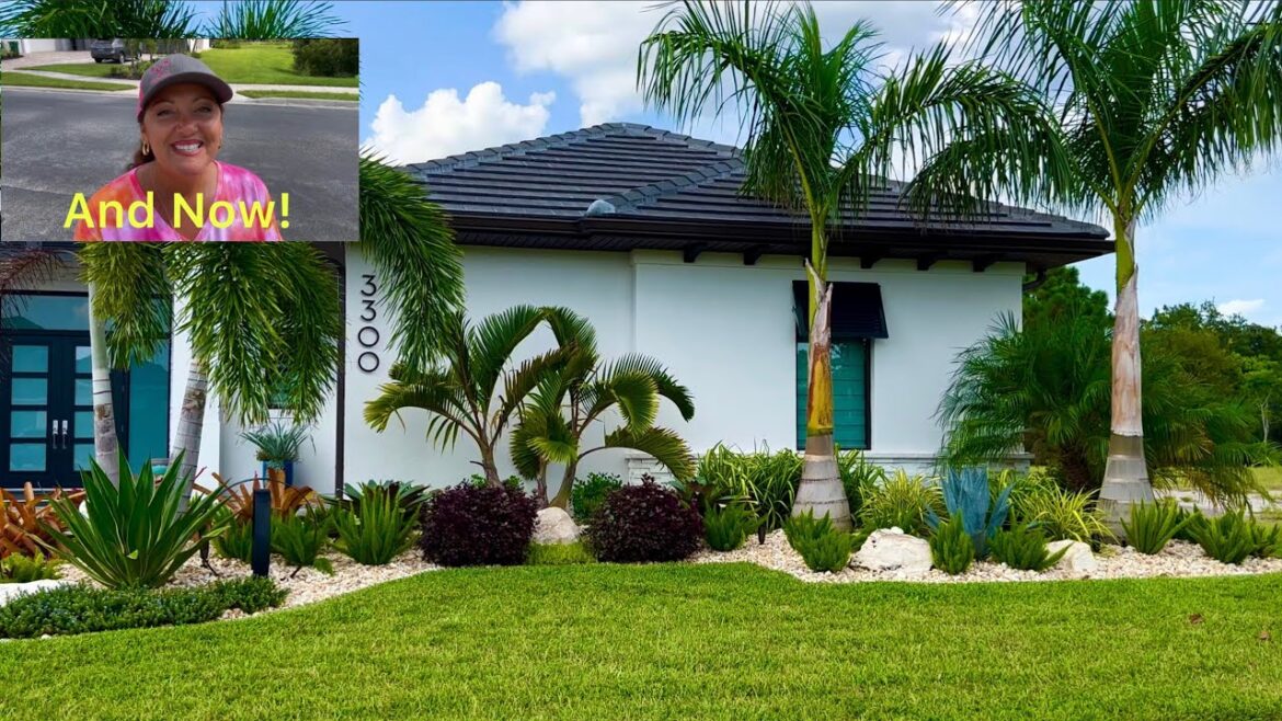 A Walking tour of a once, problematic Florida front yard, and Now just wow! Plant names and more.