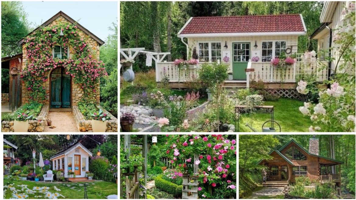 Cottage Garden Design Ideas || Unique Rustic Garden Decorating Ideas