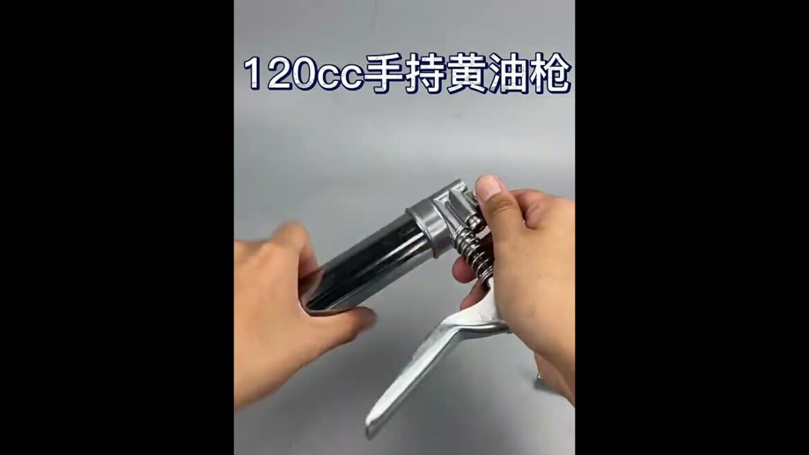 Single Hand Grip Mini Grease Gun Portable Oiler Syringe Car Oil Pump Tool Kit For Repair #gadgets