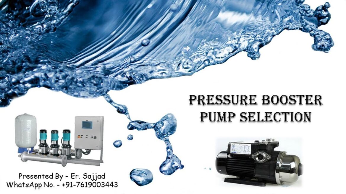 Pressure Booster Pump Selection || Booster Pump Selection in Plumbing