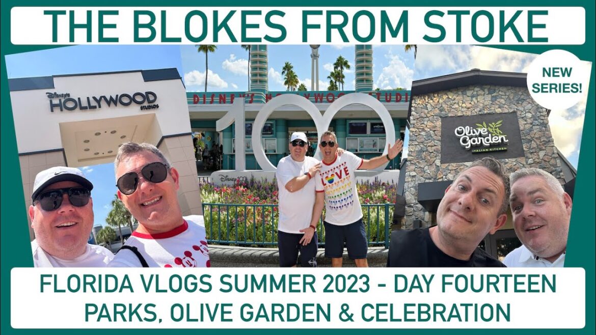 Florida Vlogs Summer '23 - Day 14 - Pipeline Coaster, Hollywood Studios, Olive Garden & Celebration