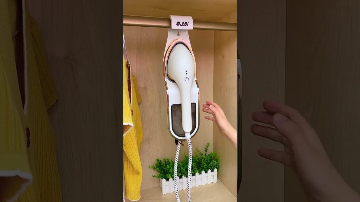 Unique Idea for a Modern, Practical Steam Iron, Can Be Hanged