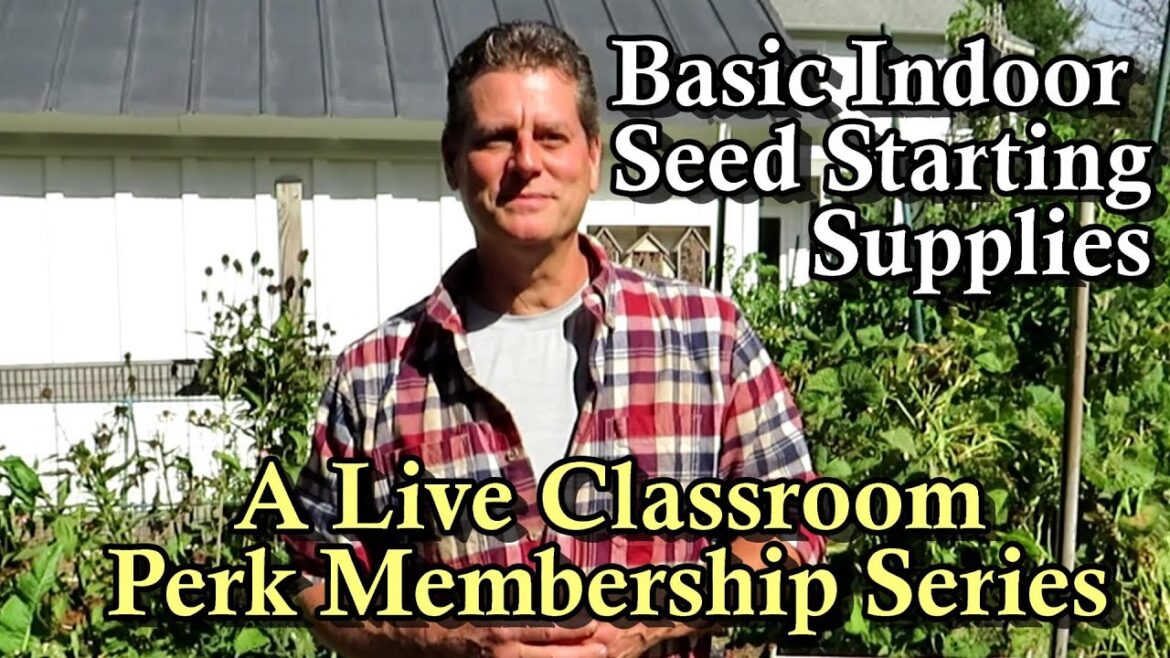 Gary Pilarchik: Live Gardening Classroom E-21: Getting Started Growing Garden Transplants Indoors – Supplies Live Gardening Classroom E-21: Getting Started Growing Garden Transplants Indoors - Supplies