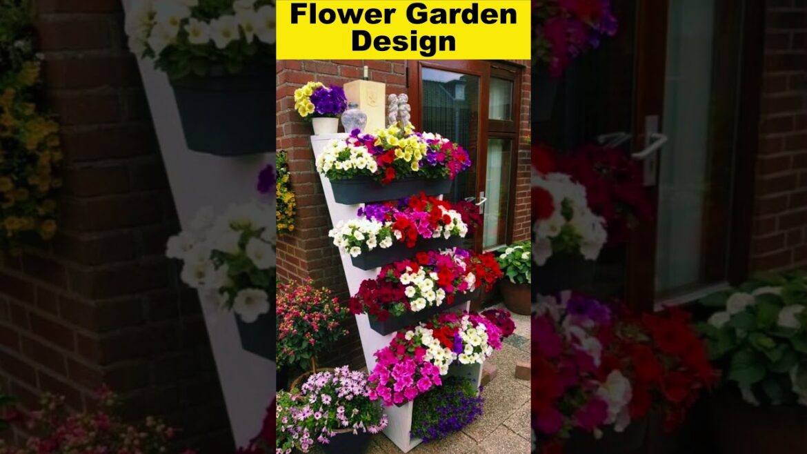 flower garden design #shorts #viral #flowergarden #garden