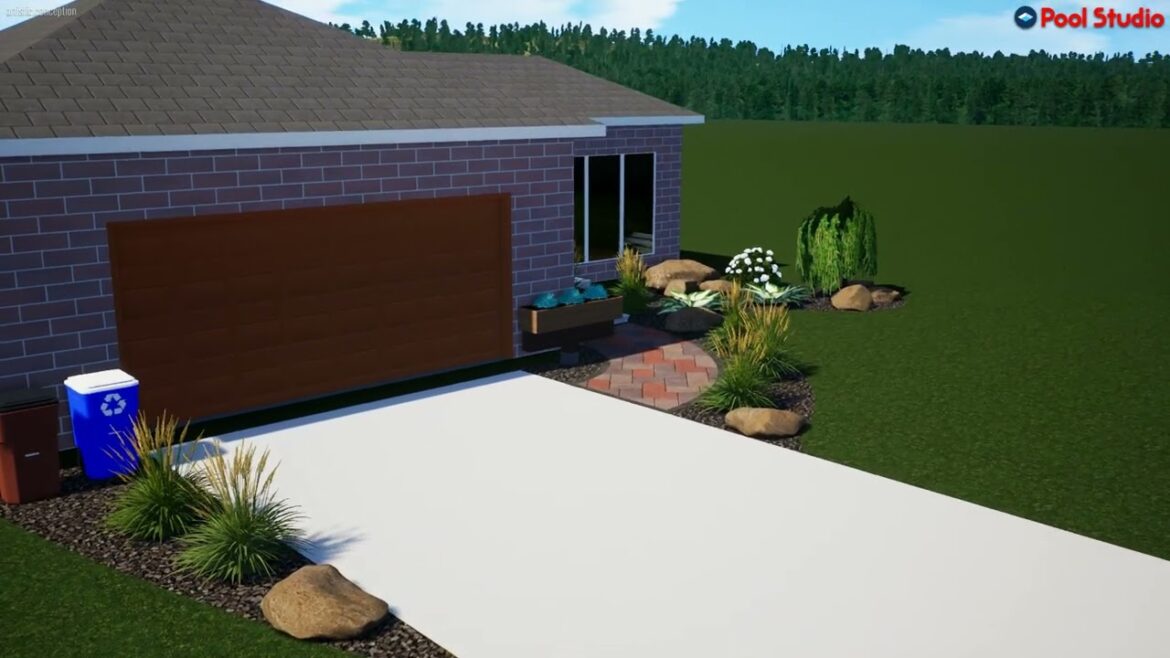 Front yard landscaping