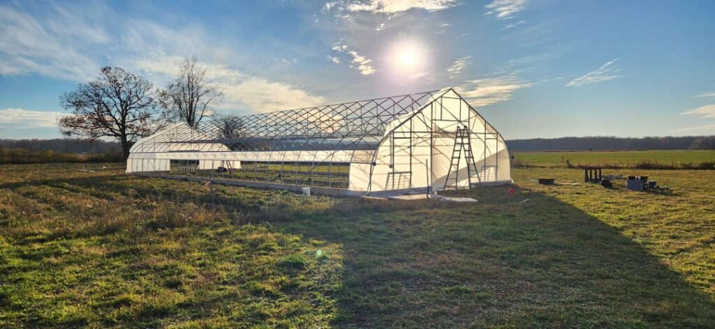 I'm a greenhouse builder! This week I built for an indian reservation and made some magic happen!