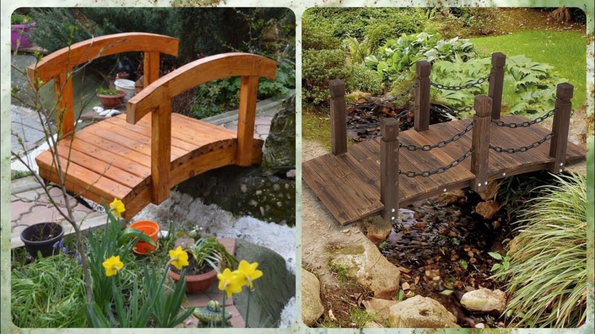50+ Trendy Garden Wooden Bridge Ideas - Garden Bridge For Outdoor - Puente del jardín