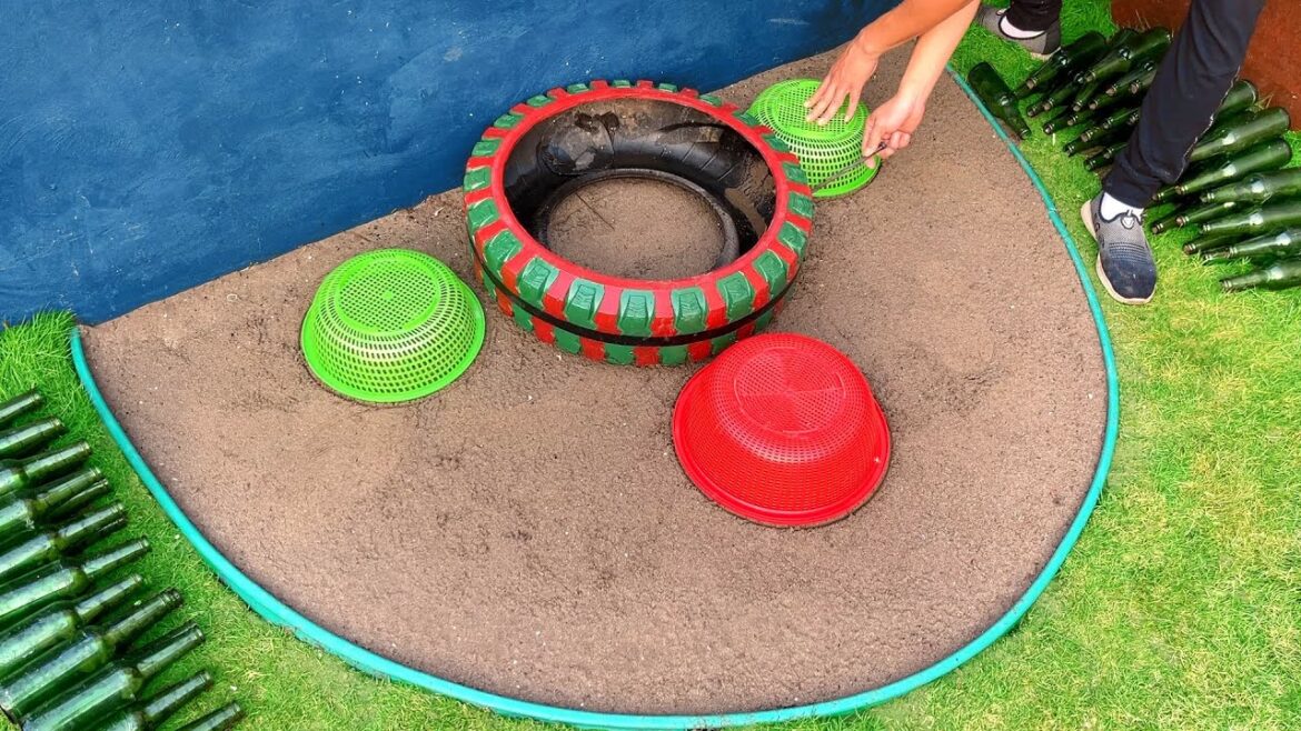 DIY Garden ideas / Use housewife's furniture to decorate the garden