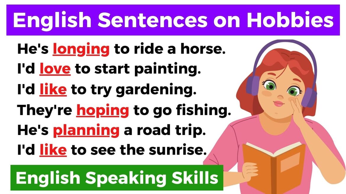 100 English Sentences on Hobbies & Plans: Essential Phrases for Daily Use 100 English Sentences on Hobbies & Plans: Essential Phrases for Daily Use