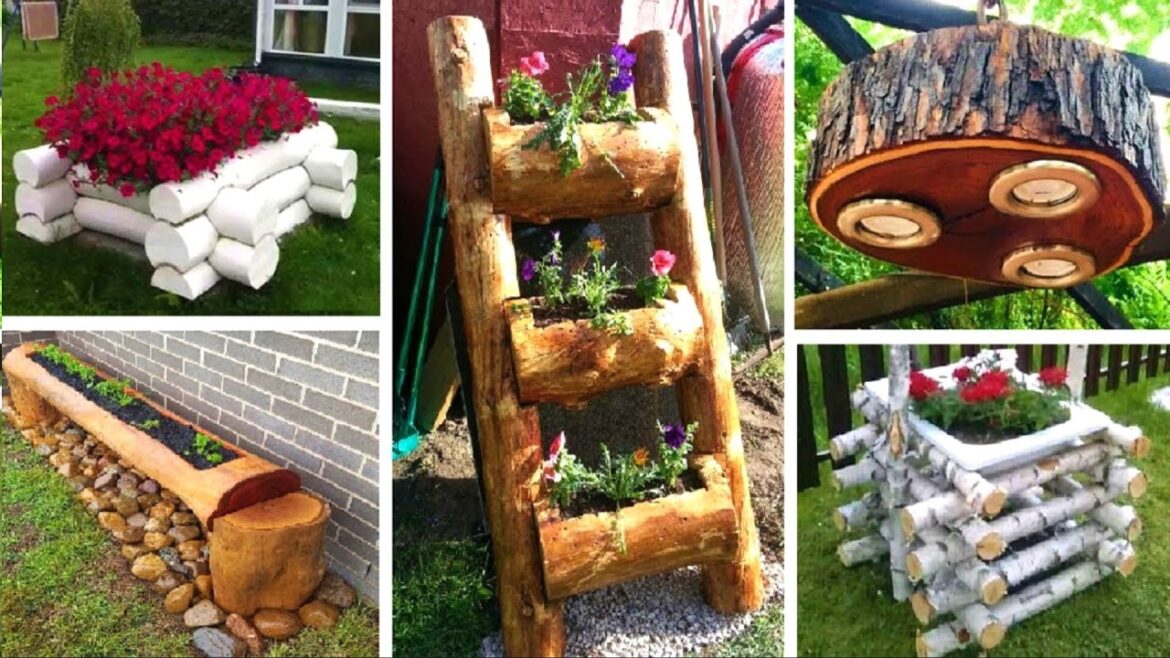 59 Amazing DIY Tree Log Projects for Your Garden | garden ideas 59 Amazing DIY Tree Log Projects for Your Garden | garden ideas