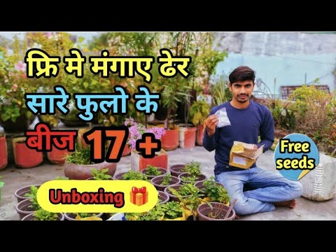 फ्री में मंगाए ढेर सारे फूलों के बीज // Free Plant Seeds Unboxing //@amanterracegarden #gardening फ्री में मंगाए ढेर सारे फूलों के बीज // Free Plant Seeds Unboxing //@amanterracegarden #gardening