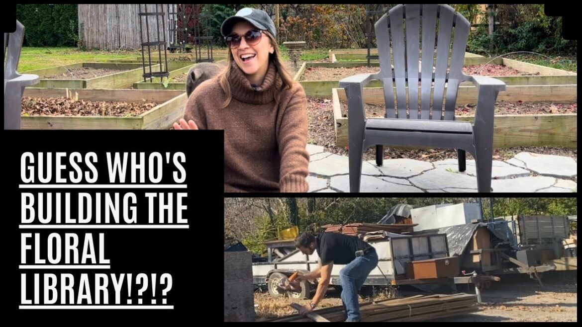 Guess Who's Building the Floral Library with Reclaimed Materials?!? Garden Cottage Project is a GO!