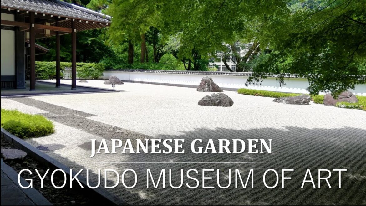 Japanese Garden designed with Japanese painting technique | Gyokudo Museum of Art Japanese Garden designed with Japanese painting technique | Gyokudo Museum of Art