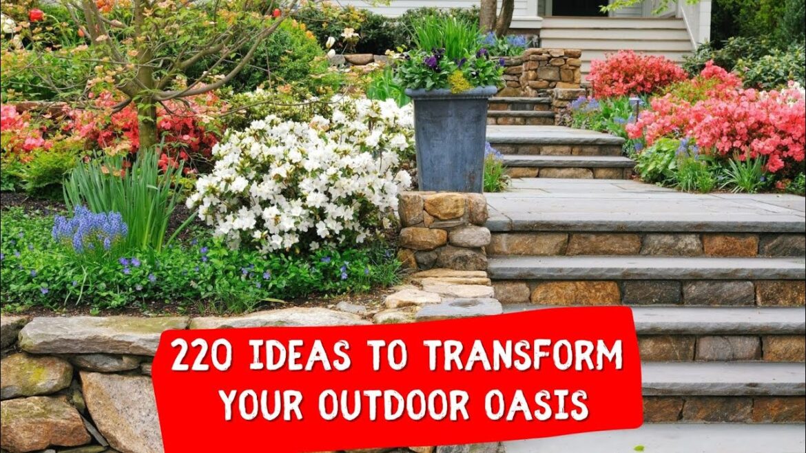 🍀 Transform Your Outdoor Oasis: 220 IDEAS landscaping design for home