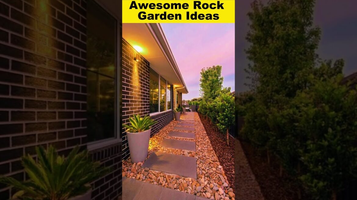 Awesome rock garden ideas #shorts #viral #garden #rock