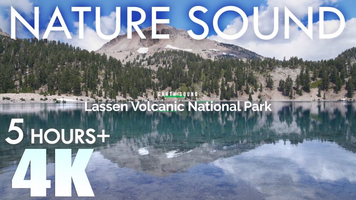 EARTH SOUND Lassen National Park Nature Sounds Lake Helen 1 Birds & Lake Puddle 5 Hours Relaxation