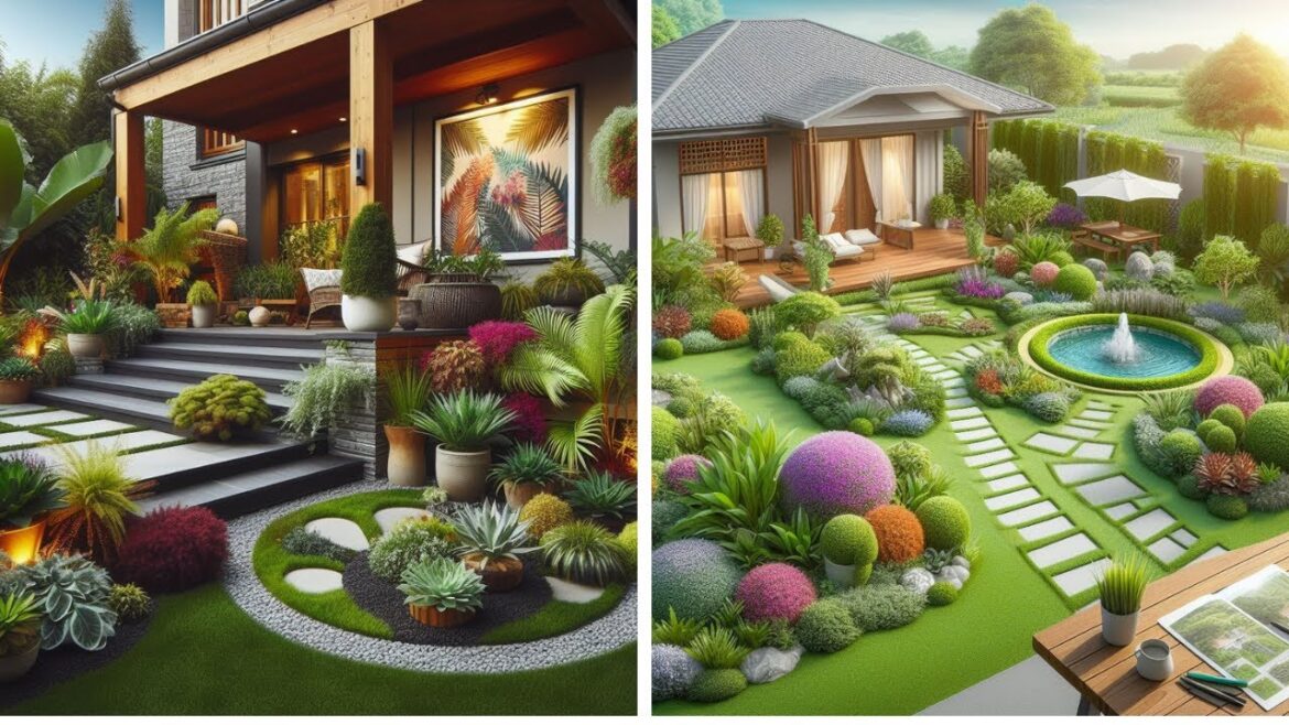 Modern Home  Garden Landscape Decoration Ideas 2023 | Top 50 Front Yard Gardening Ideas