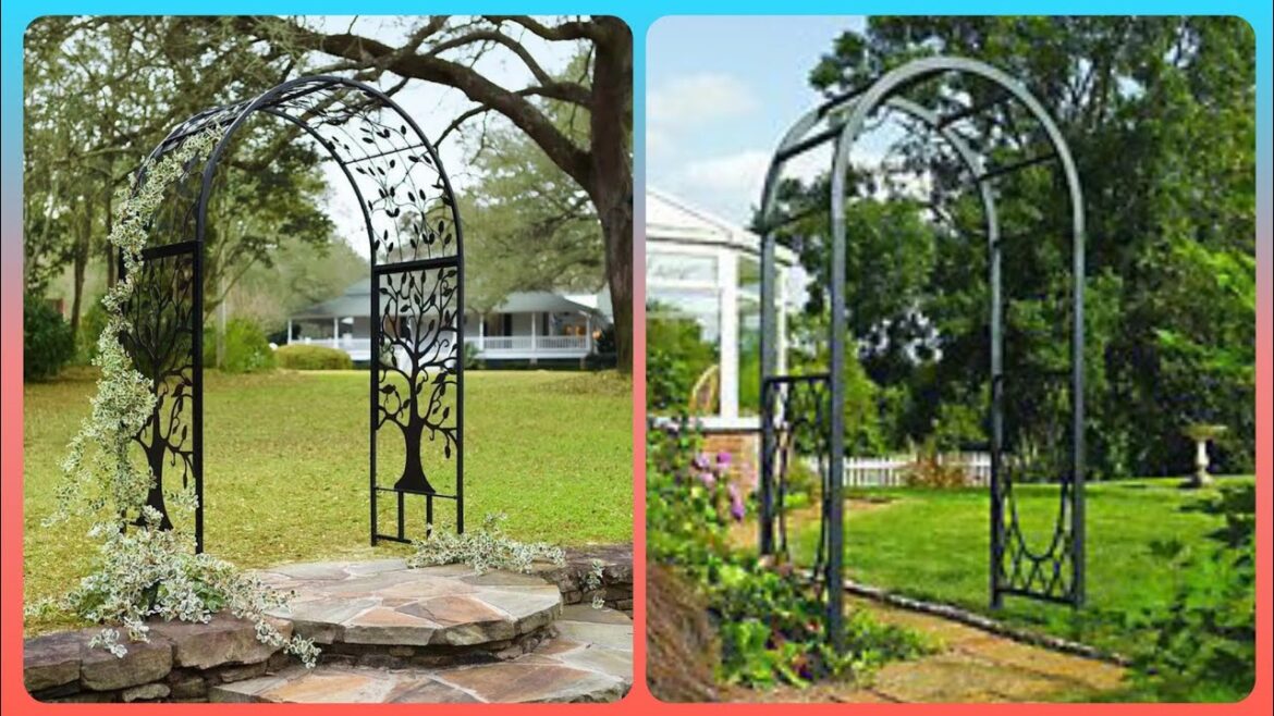 Most Sophisticated Garden Metal Arbor Design - Garden Makeover -Cenador de metal para jardín