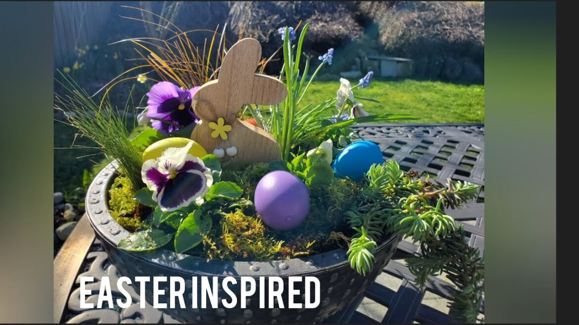 How to Plant an Easter Inspired Container Garden 🐇 🥚🥚