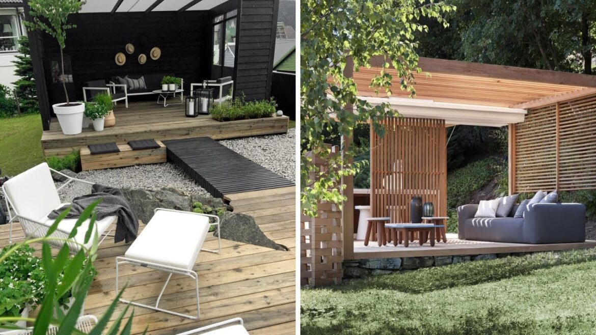 100 Modern Patio Design | Home Garden Landscaping Ideas | Ideas for gardening near the house