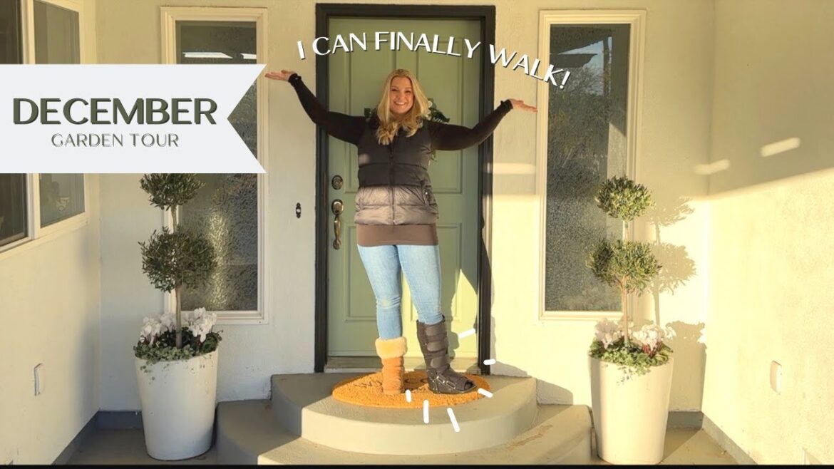 December WALKING Garden Tour! :: I’m Back To Walking Again After My Injury!