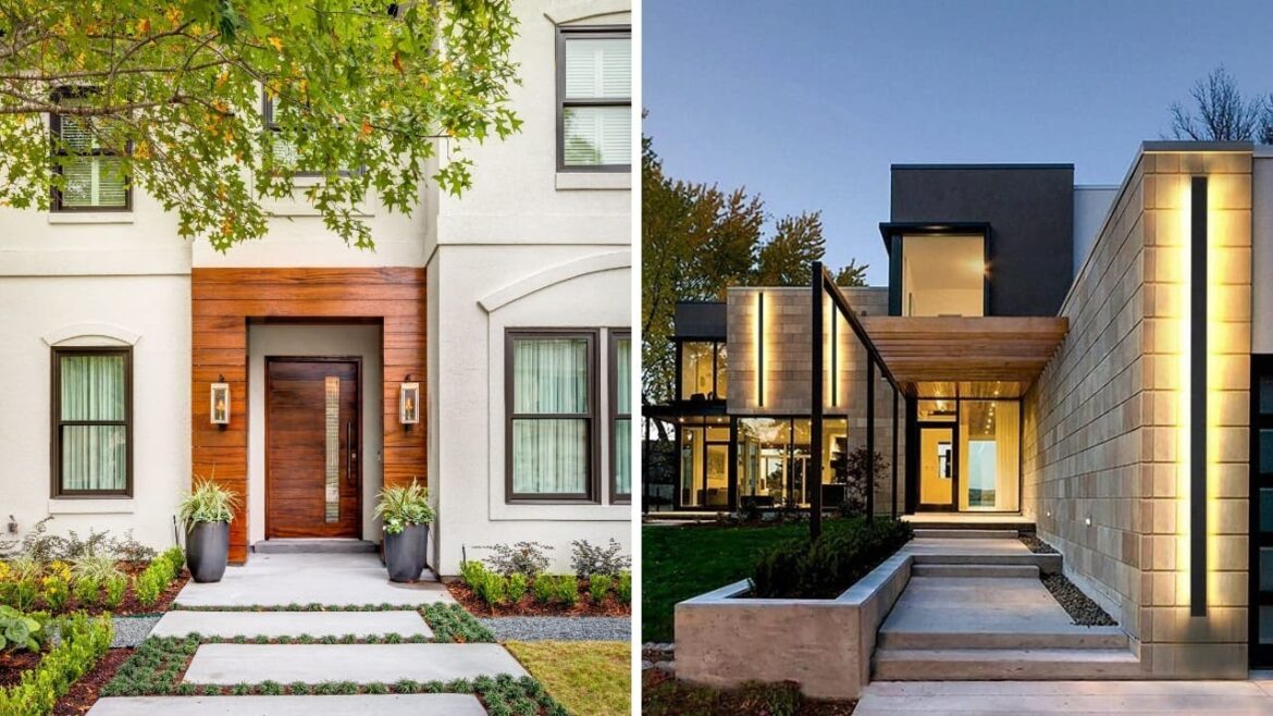 Top Modern Front Wall Decoration Ideas | Home Exterior Wall Designs | Main Door Designs | Home Decor