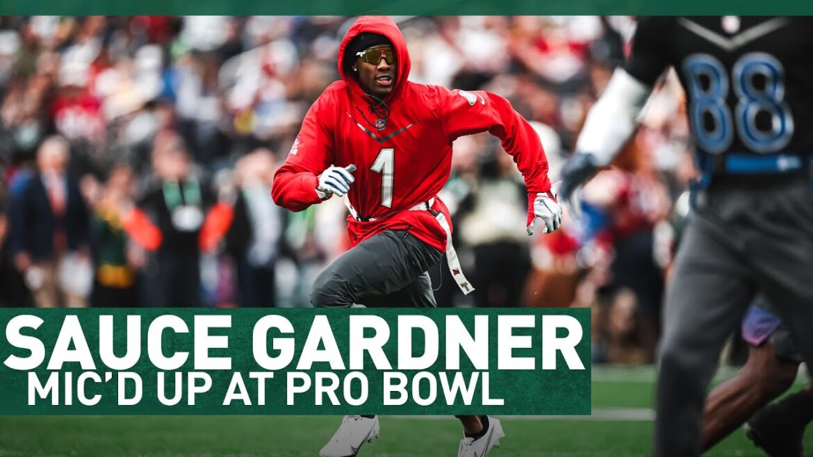 “We Out Here Forreal” | 🎤 Sauce Gardner Mic’d Up At Pro Bowl 🎤 | The New York Jets | NFL "We Out Here Forreal" | 🎤 Sauce Gardner Mic'd Up At Pro Bowl 🎤 | The New York Jets | NFL