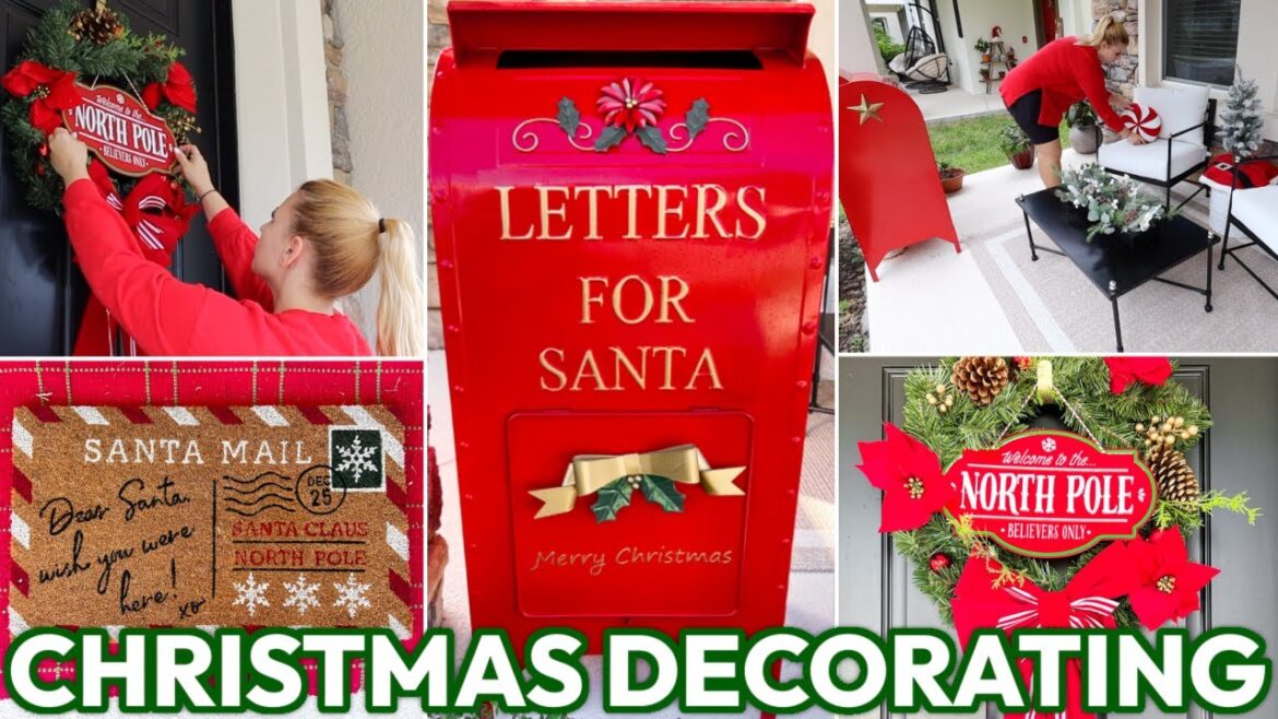 *NEW* OUTDOOR CHRISTMAS DECORATE WITH ME 2023 🎄 | EASY Outdoor Christmas Decorations