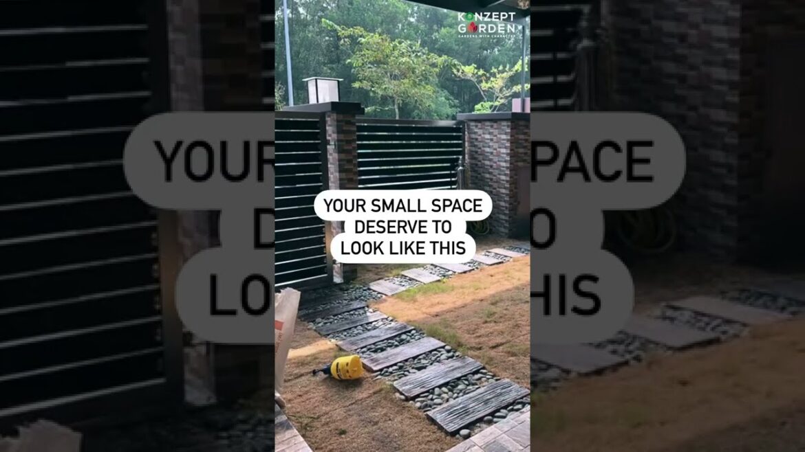 Artificial Grass before after installation malaysia konzept garden Artificial Grass before after installation malaysia konzept garden