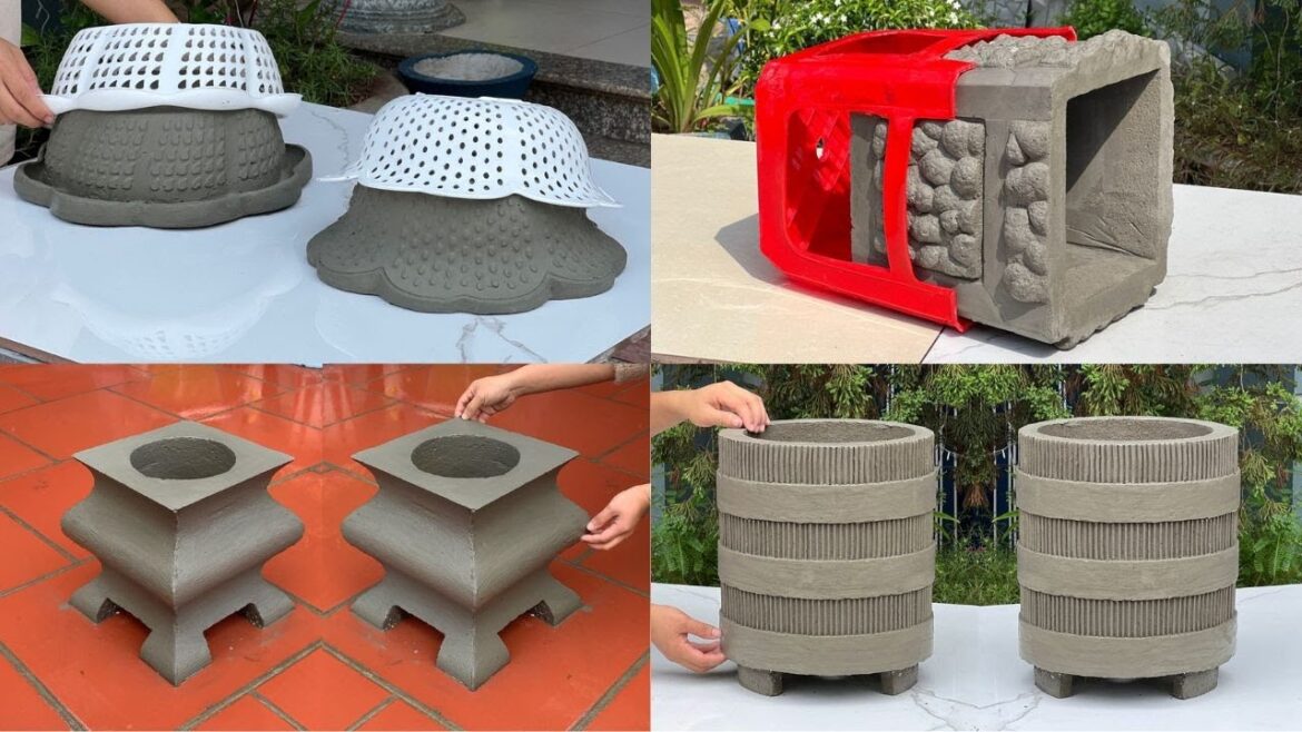 Unique And Beautiful Products From Cement - Great ideas for your garden!