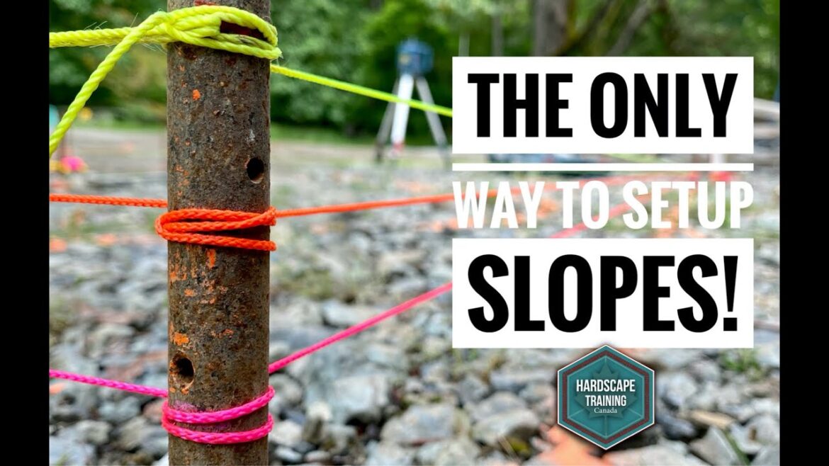 THE ONLY WAY TO SETUP SLOPES!!!!! Everything you need to setup slopes for any project in your yard! THE ONLY WAY TO SETUP SLOPES!!!!! Everything you need to setup slopes for any project in your yard!