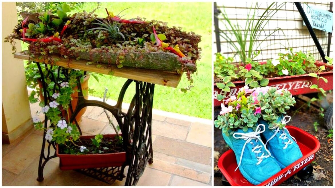 200 Creative Planter Ideas from Old Things! Decorate your Indoor and Outdoor Spaces!