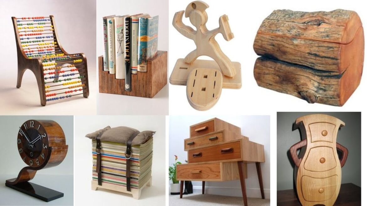 Latest wood furniture and wood decorative pieces ideas for your home / Profitable wood decor